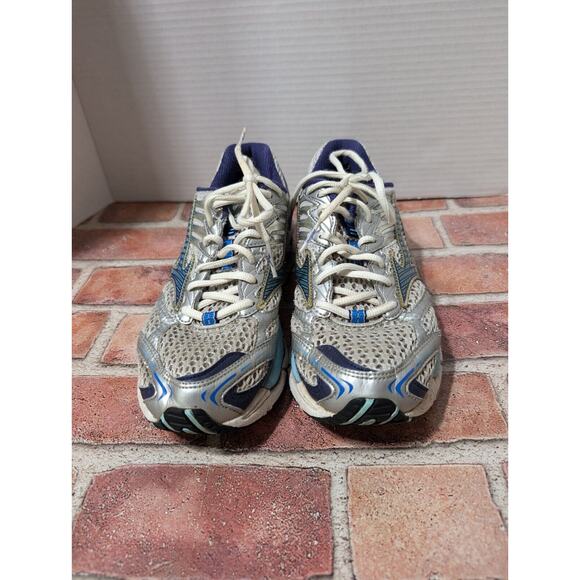 Mizuno Wave Nirvana 7 Women's Running Women's Shoes Sneakers Size 8 Gray Blue - Picture 3 of 8